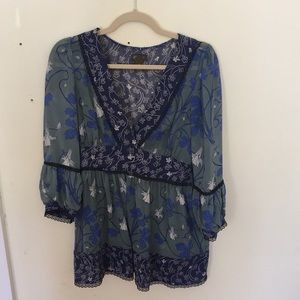 Fei Anthropologie Silk Blouse